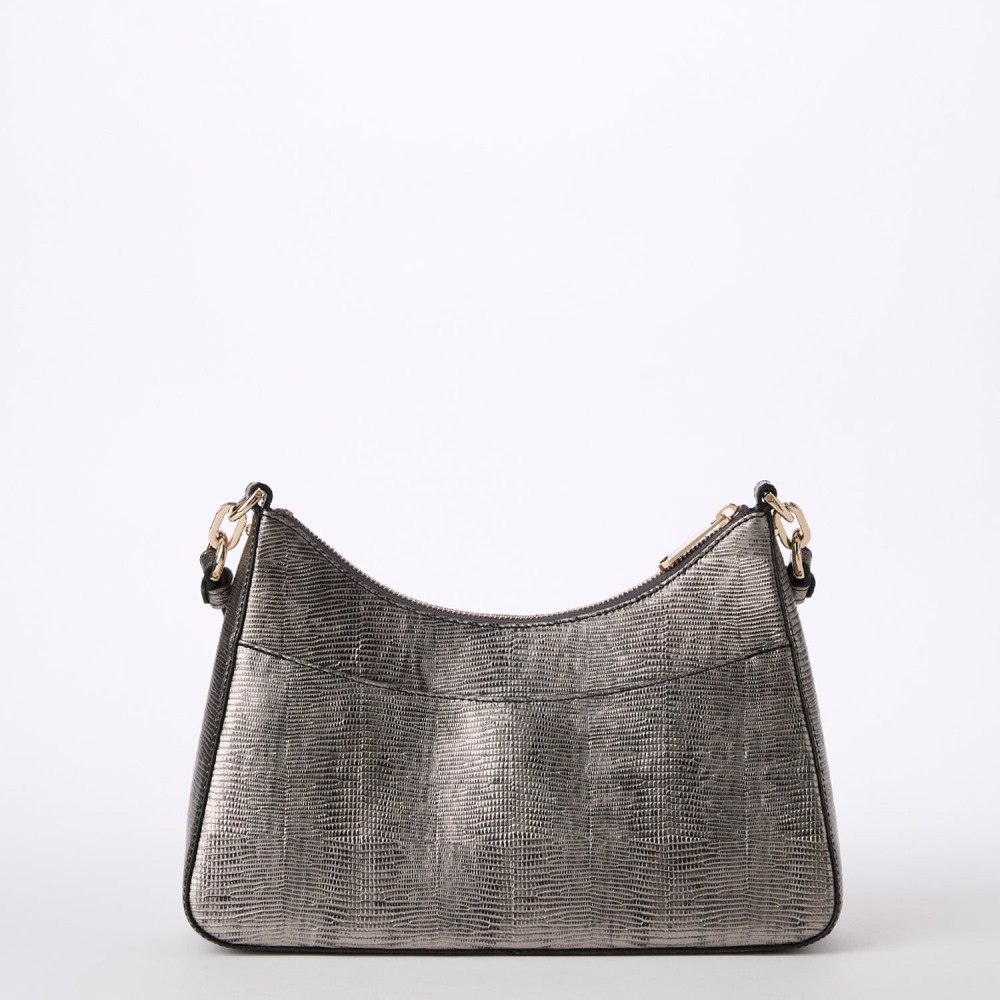 Brahmin Esme Leather Shoulder Bag - Chrome Tamar