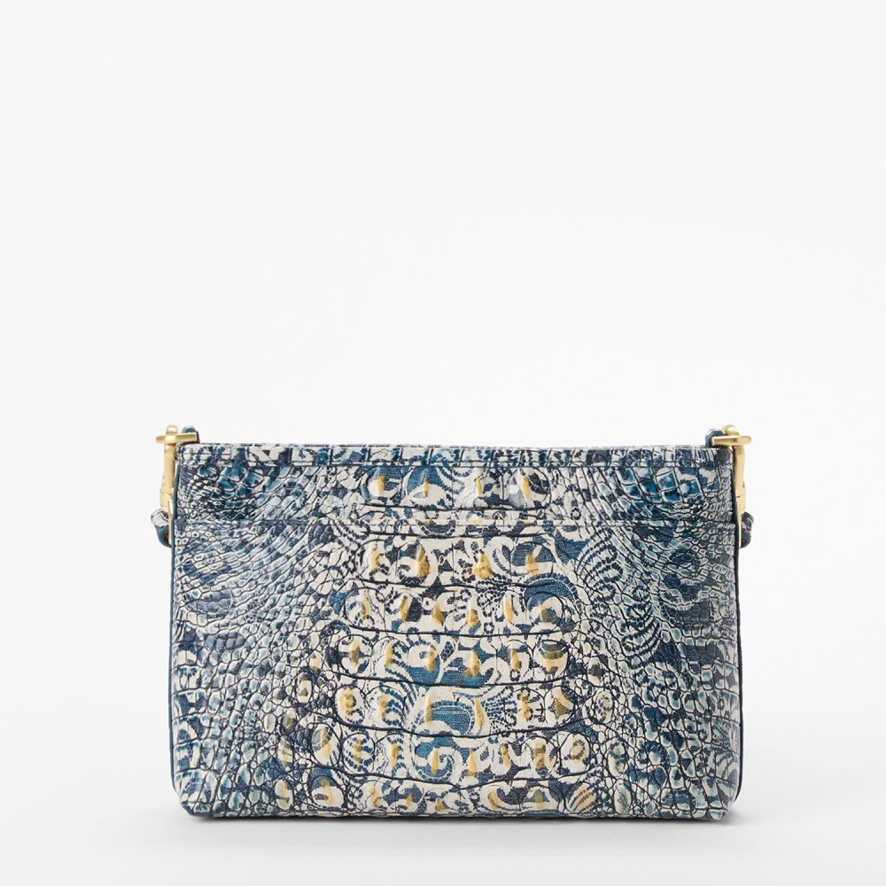 Brahmin Vida Leather Crossbody - Blue Filigree Melbourne