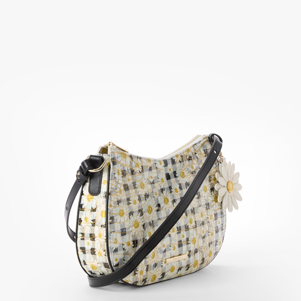 Brahmin Shayna Leather Crossbody - Multi Petaline