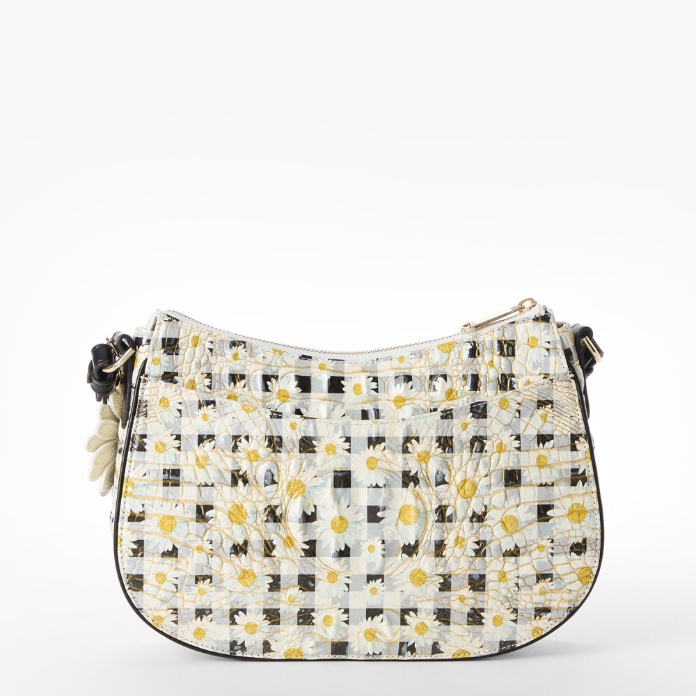 Brahmin Shayna Leather Crossbody - Multi Petaline