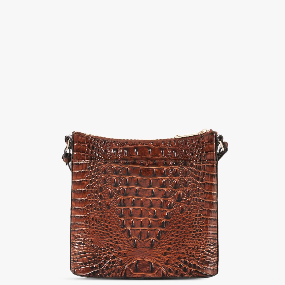Brahmin Katie Leather Crossbody - Pecan Melbourne