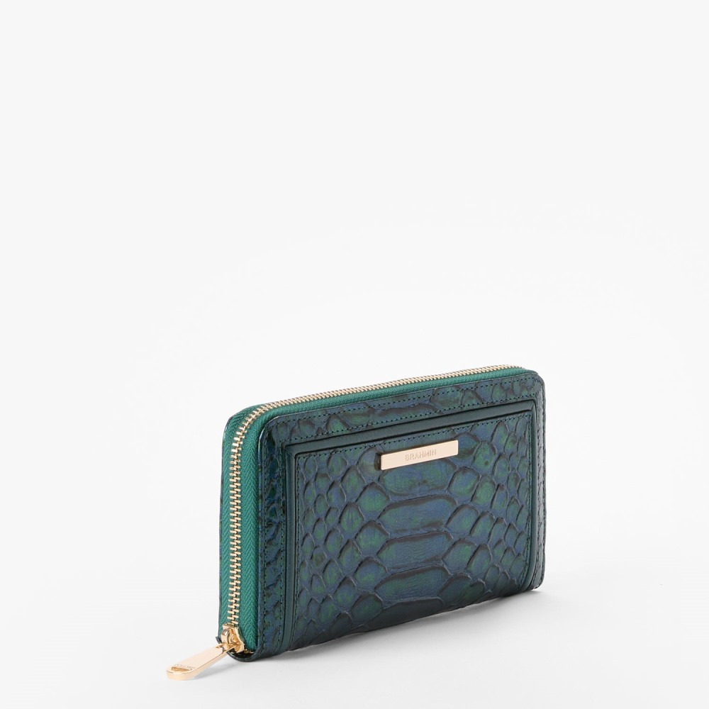 Brahmin Suri Leather Wallet - Evergreen Kalopsia