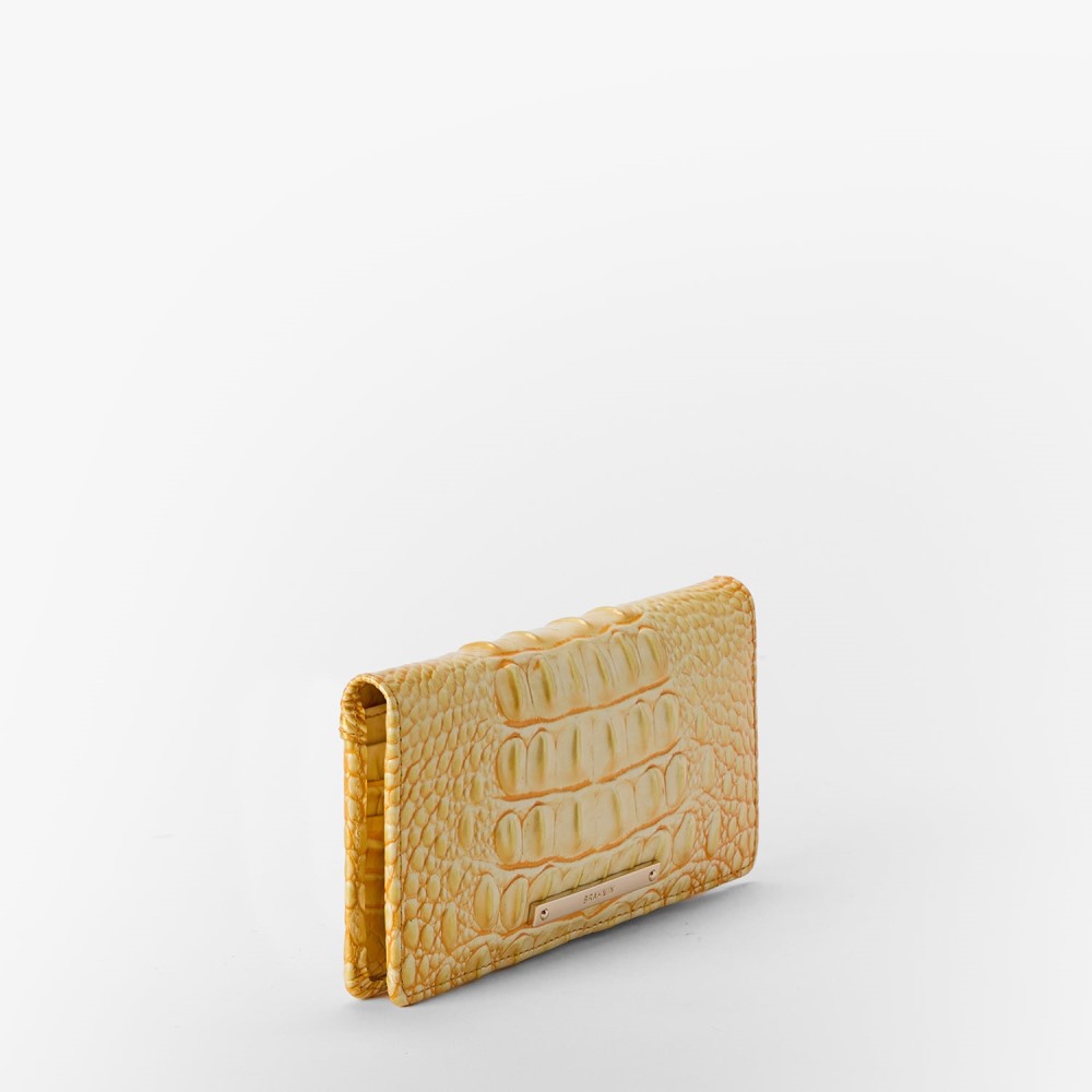 Brahmin Ady Leather Wallet - Lemon Drop Melbourne
