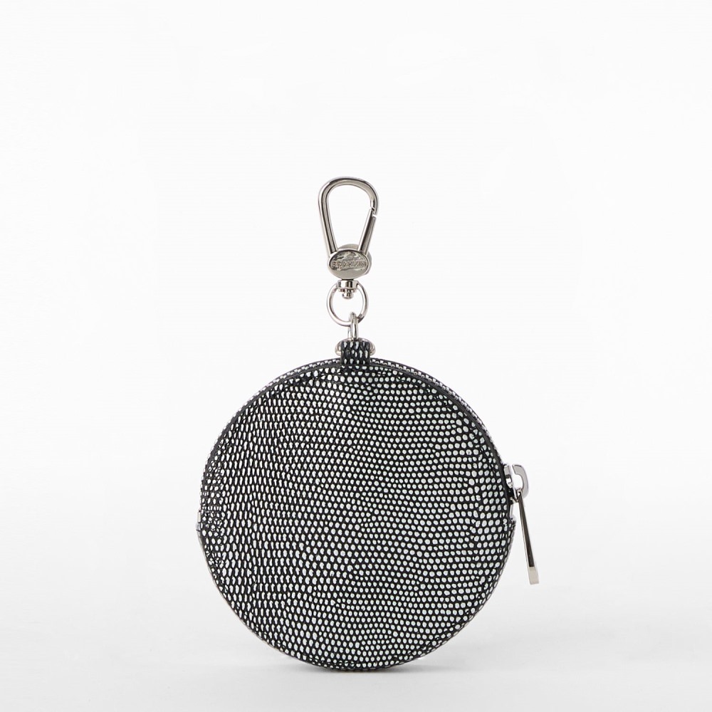 Brahmin Circle Coin Purse - Black Brahmin Luxe Leisure
