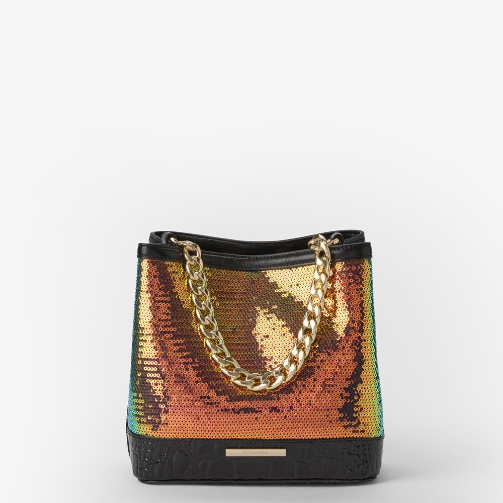Brahmin Mod Mini Amelia Leather Crossbody - Multi Shimerda