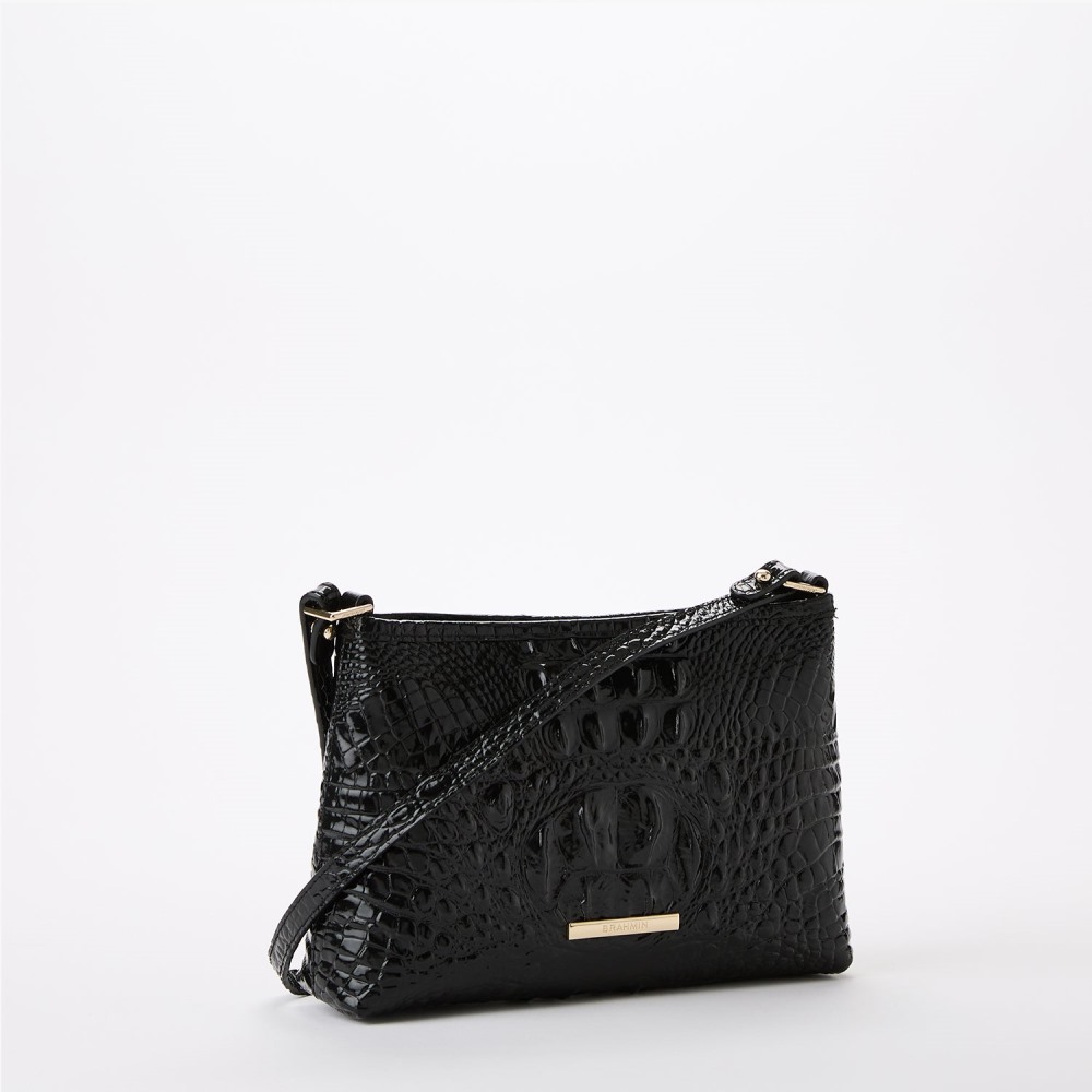 Brahmin Lorelei Leather Shoulder Bag - Black Melbourne