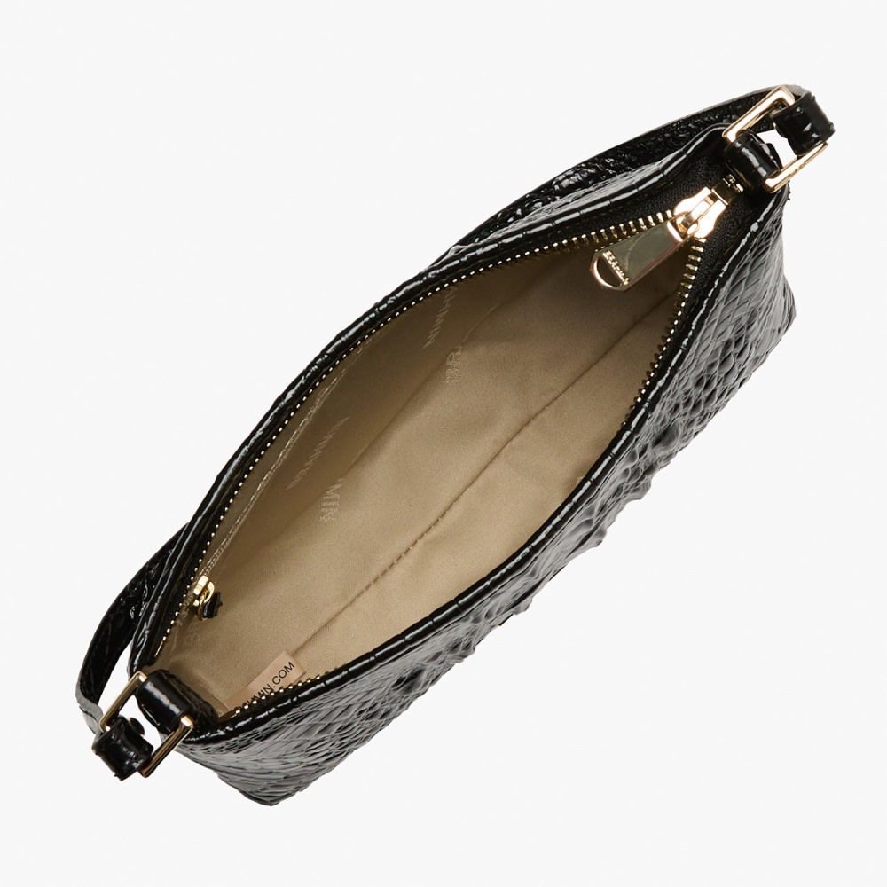 Brahmin Lorelei Leather Shoulder Bag - Black Melbourne