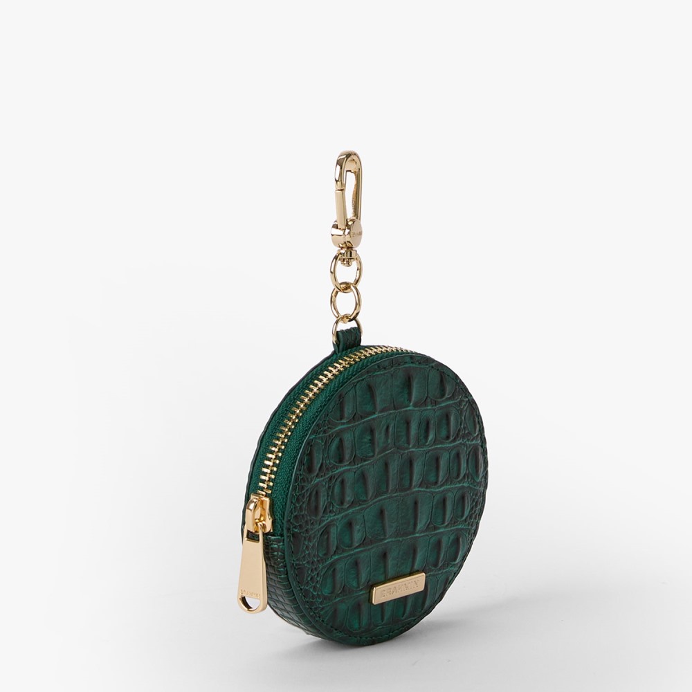 Brahmin Circle Coin Purse - Green Jupiter