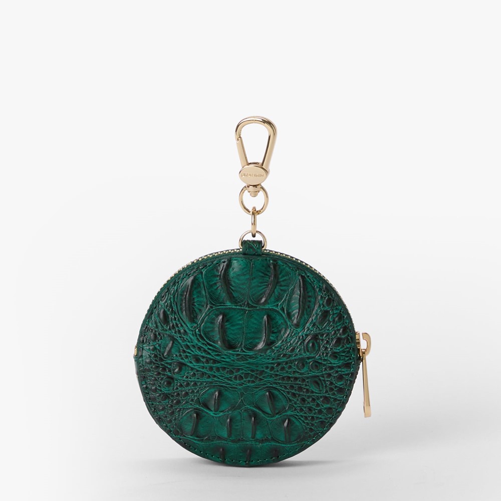 Brahmin Circle Coin Purse - Green Jupiter