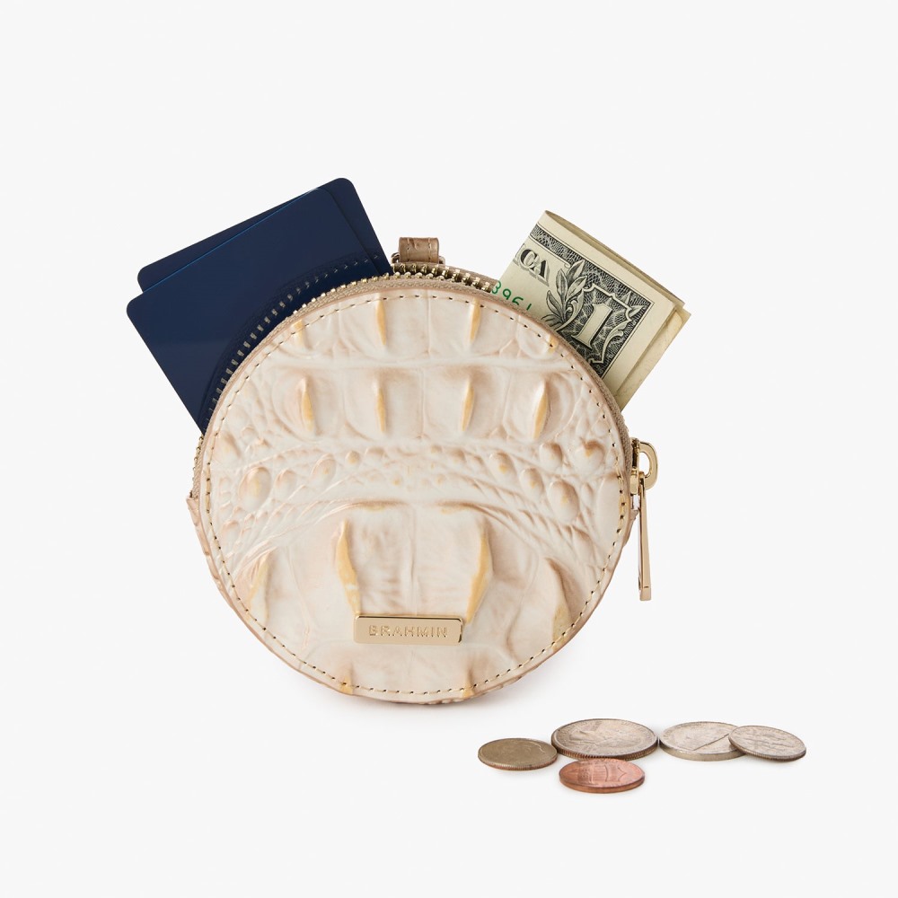 Brahmin Circle Coin Purse - Green Jupiter