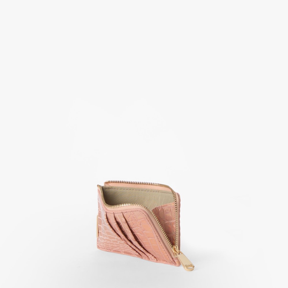 Brahmin Lennon Leather Wallet - Rose Gold Melbourne