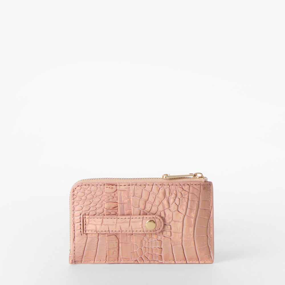 Brahmin Lennon Leather Wallet - Rose Gold Melbourne