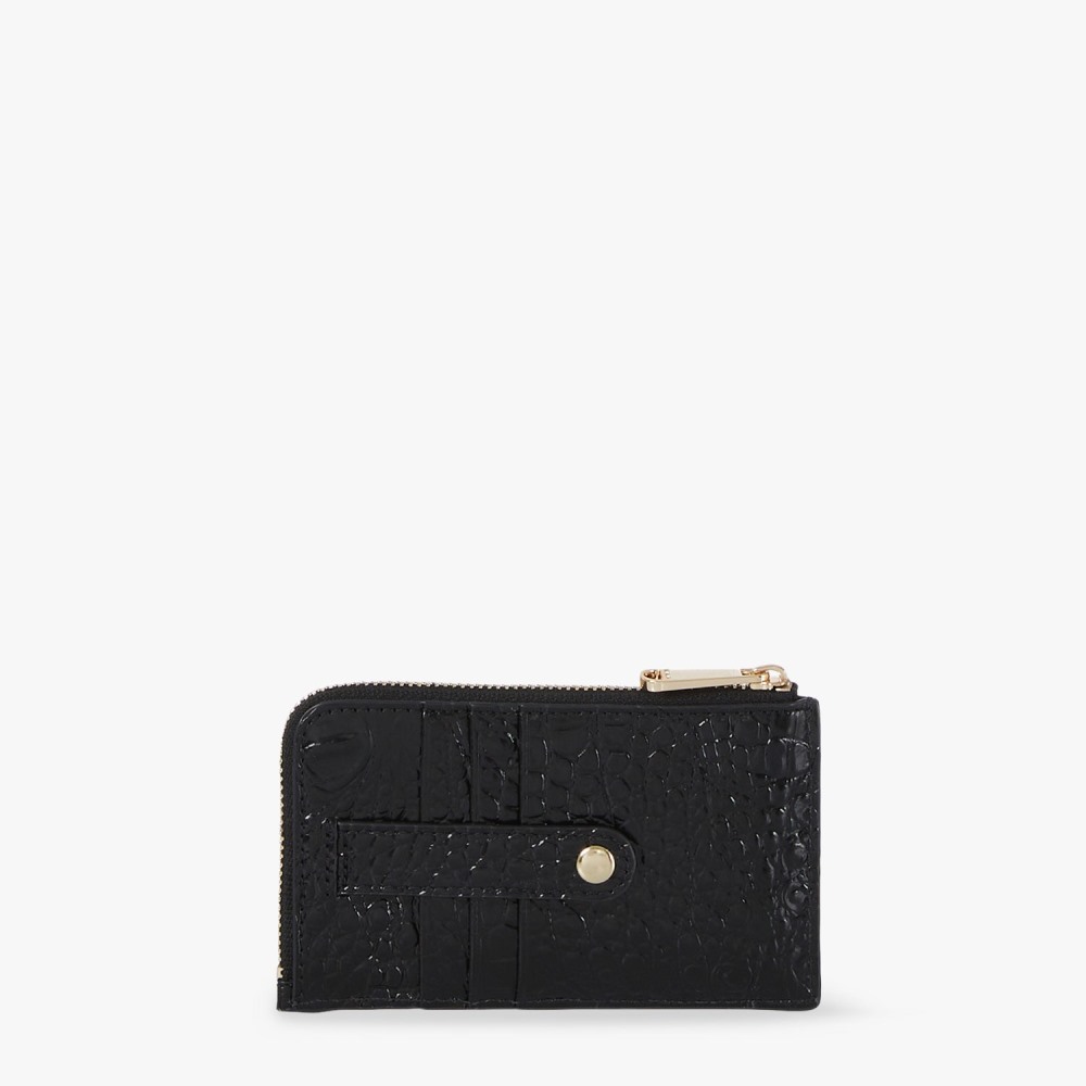 Brahmin Lennon Leather Wallet - Black Melbourne