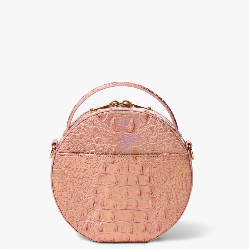 Brahmin Lane Leather Crossbody - Rose Gold Melbourne