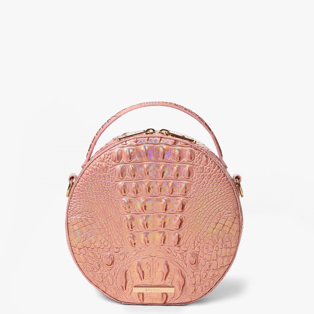 Brahmin Lane Leather Crossbody - Rose Gold Melbourne