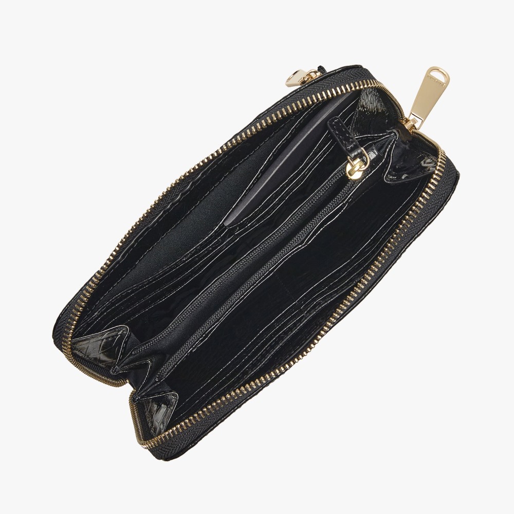 Brahmin Suri Leather Wallet - Black Melbourne