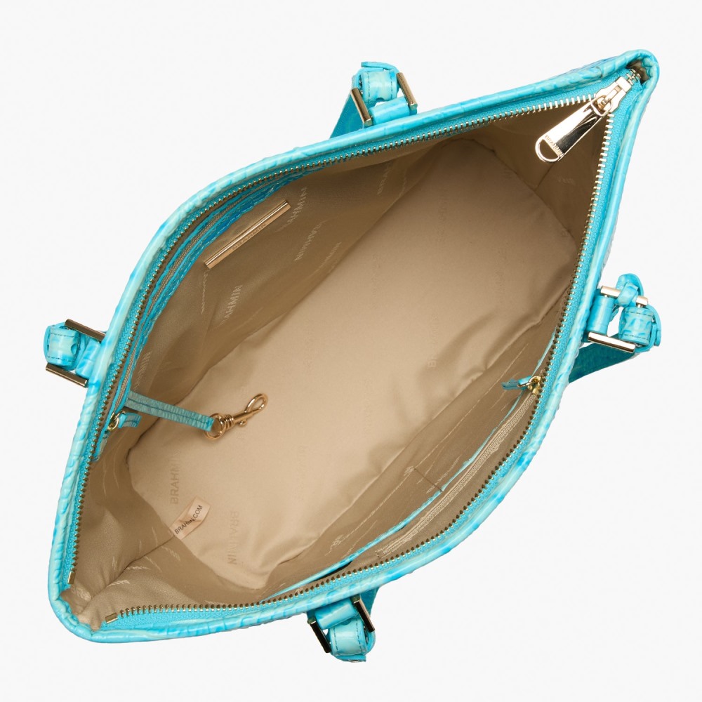 Brahmin Medium Asher - Tropic Blue Melbourne