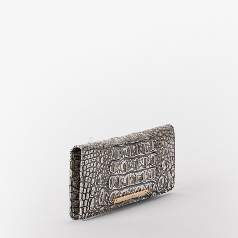 Brahmin Ady Leather Wallet - Chrome Melbourne