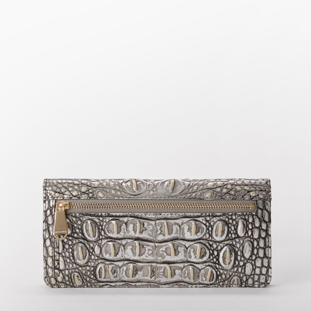 Brahmin Ady Leather Wallet - Chrome Melbourne