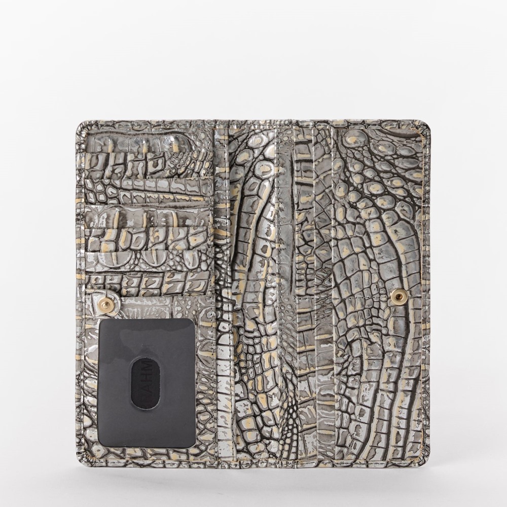 Brahmin Ady Leather Wallet - Chrome Melbourne