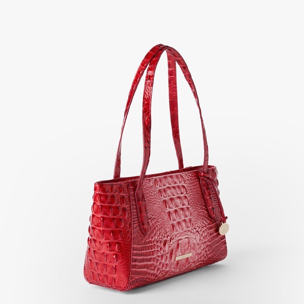 Brahmin Tonya Leather Satchel - Embrace Ombre Melbourne