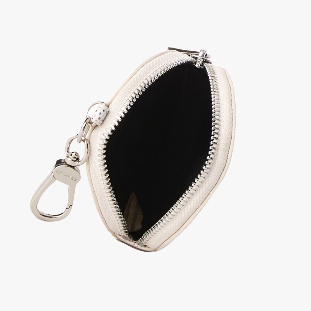 Brahmin Circle Coin Purse - Beige Brahmin Luxe Leisure