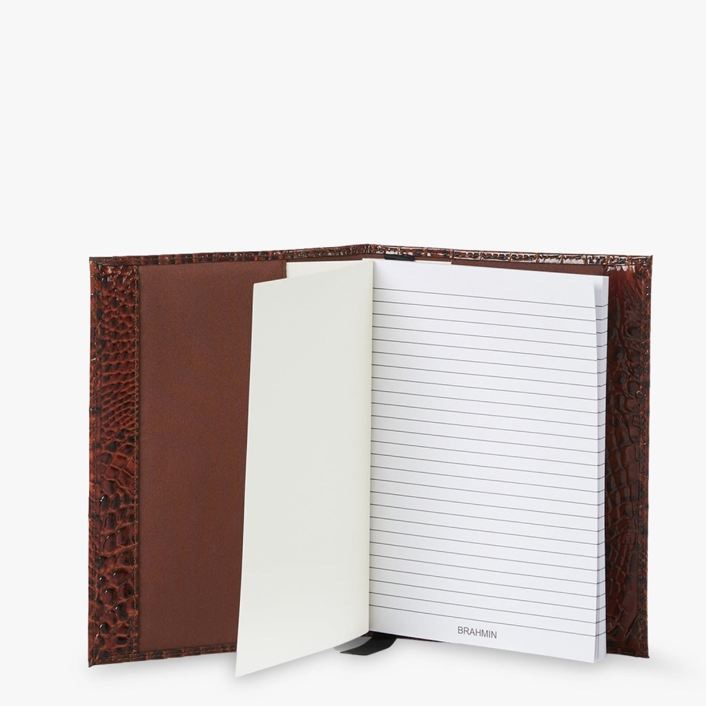 Brahmin Leather Journal - Pecan Melbourne