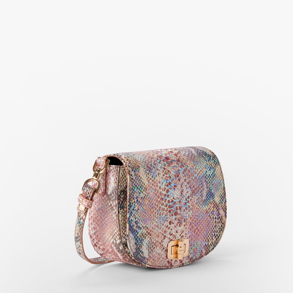 Brahmin Briar Leather Crossbody - Multi Skyterra