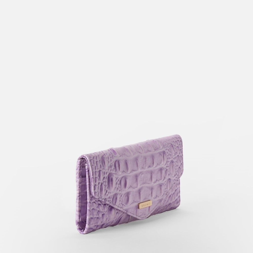 Brahmin Veronica Leather Wallet - Gentle Lavender Melbourne