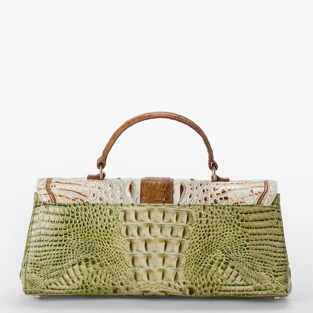Brahmin Dayan Leather Satchel - Fern Williamette