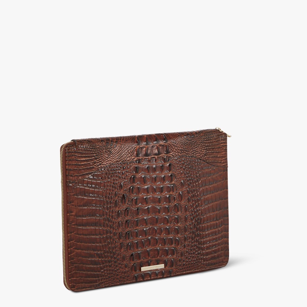 Brahmin Landon Portfolio Laptop Case - Pecan Melbourne