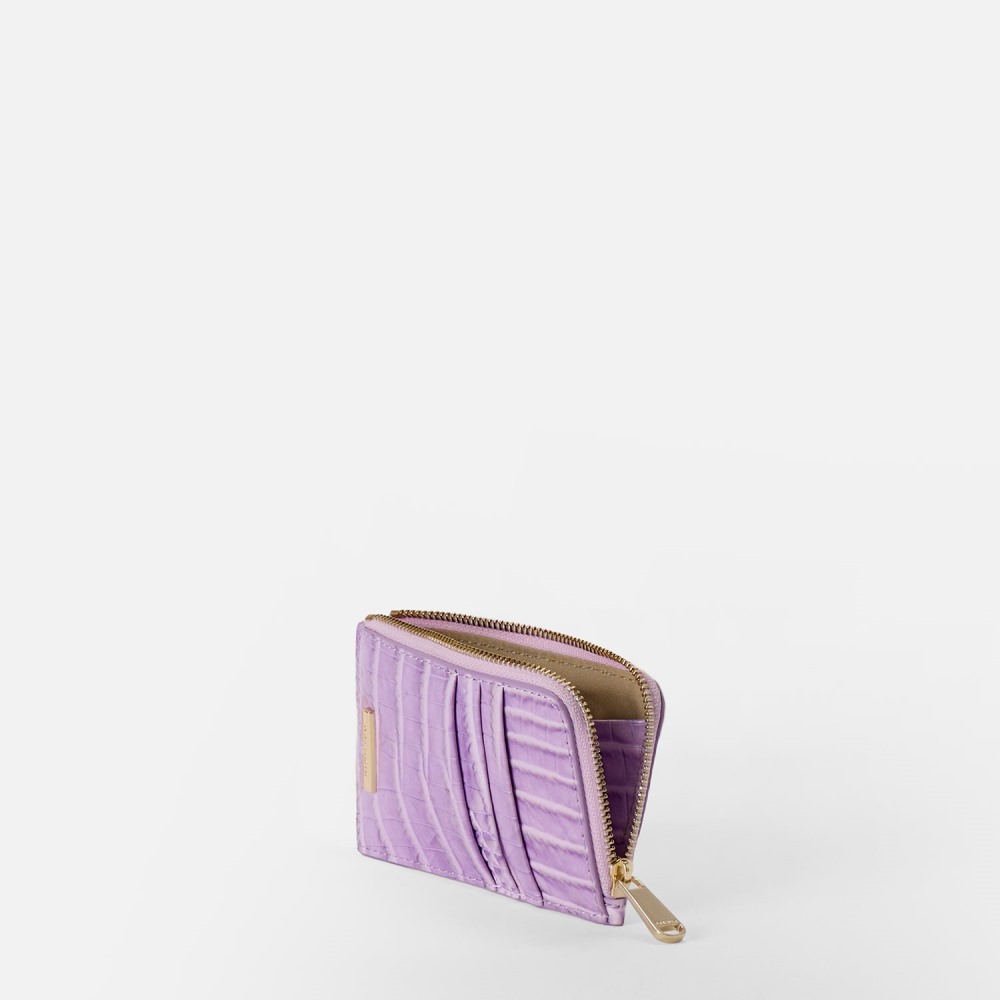 Brahmin Lennon Leather Wallet - Gentle Lavender Melbourne