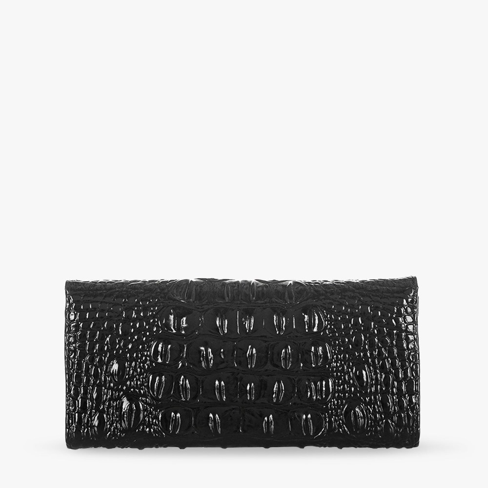 Brahmin Veronica Leather Wallet - Black Melbourne