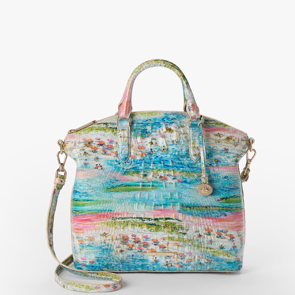 Brahmin Large Duxbury Satchel - Staycation Melbourne DI