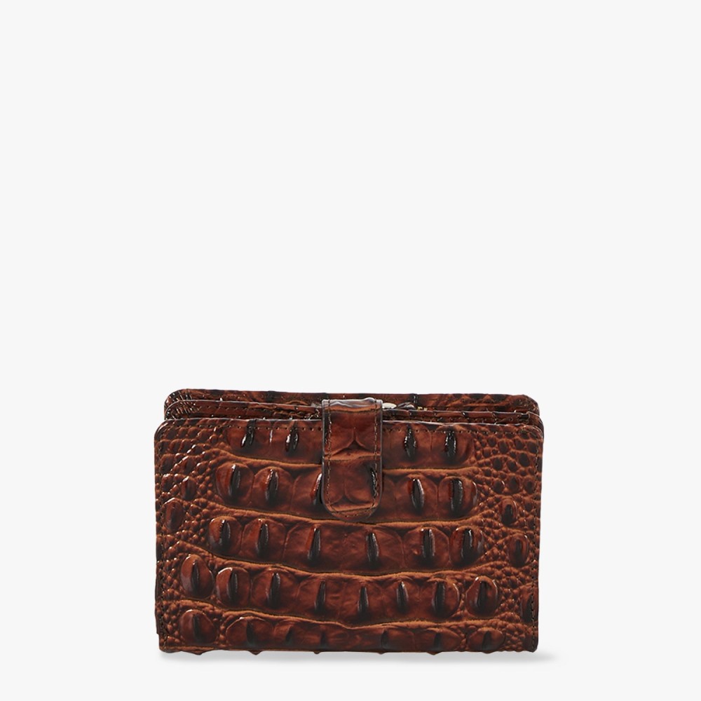 Brahmin Hannah Leather Wallet - Pecan Melbourne