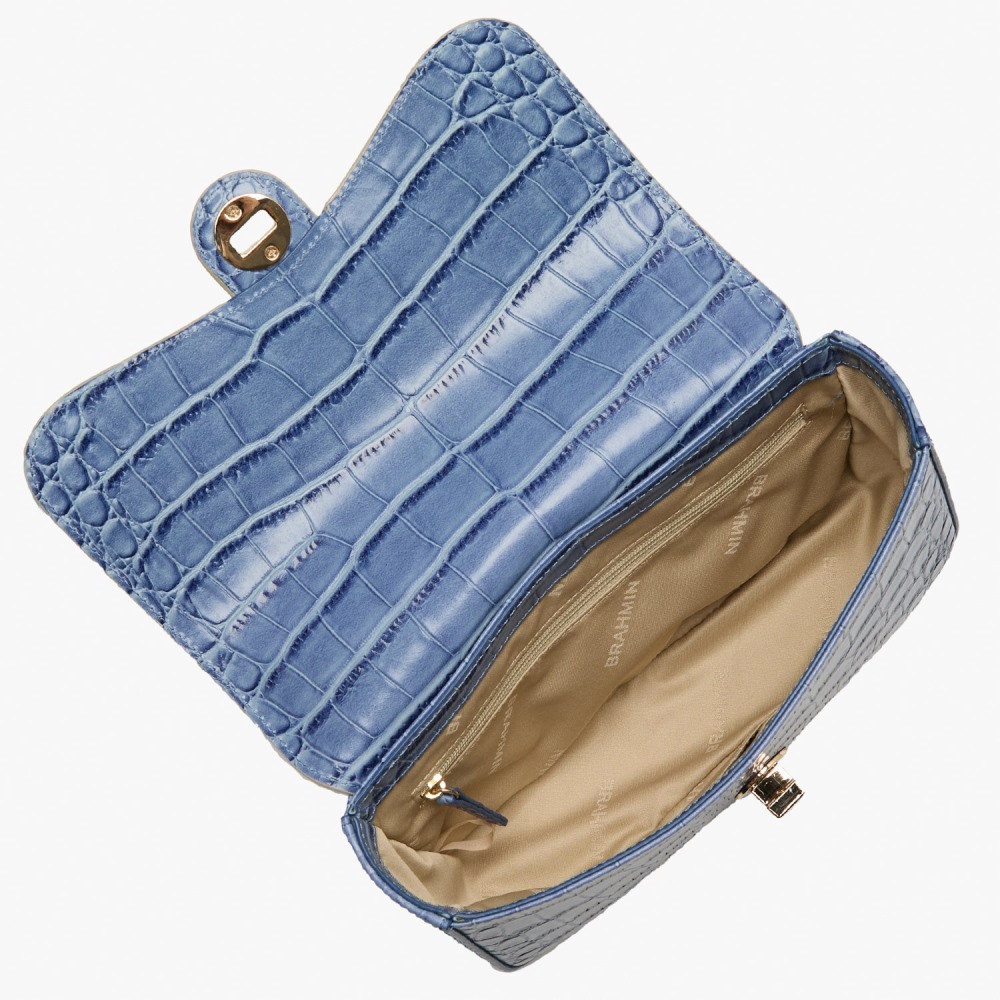 Brahmin Rosa - Bellbottom Blue Fleur
