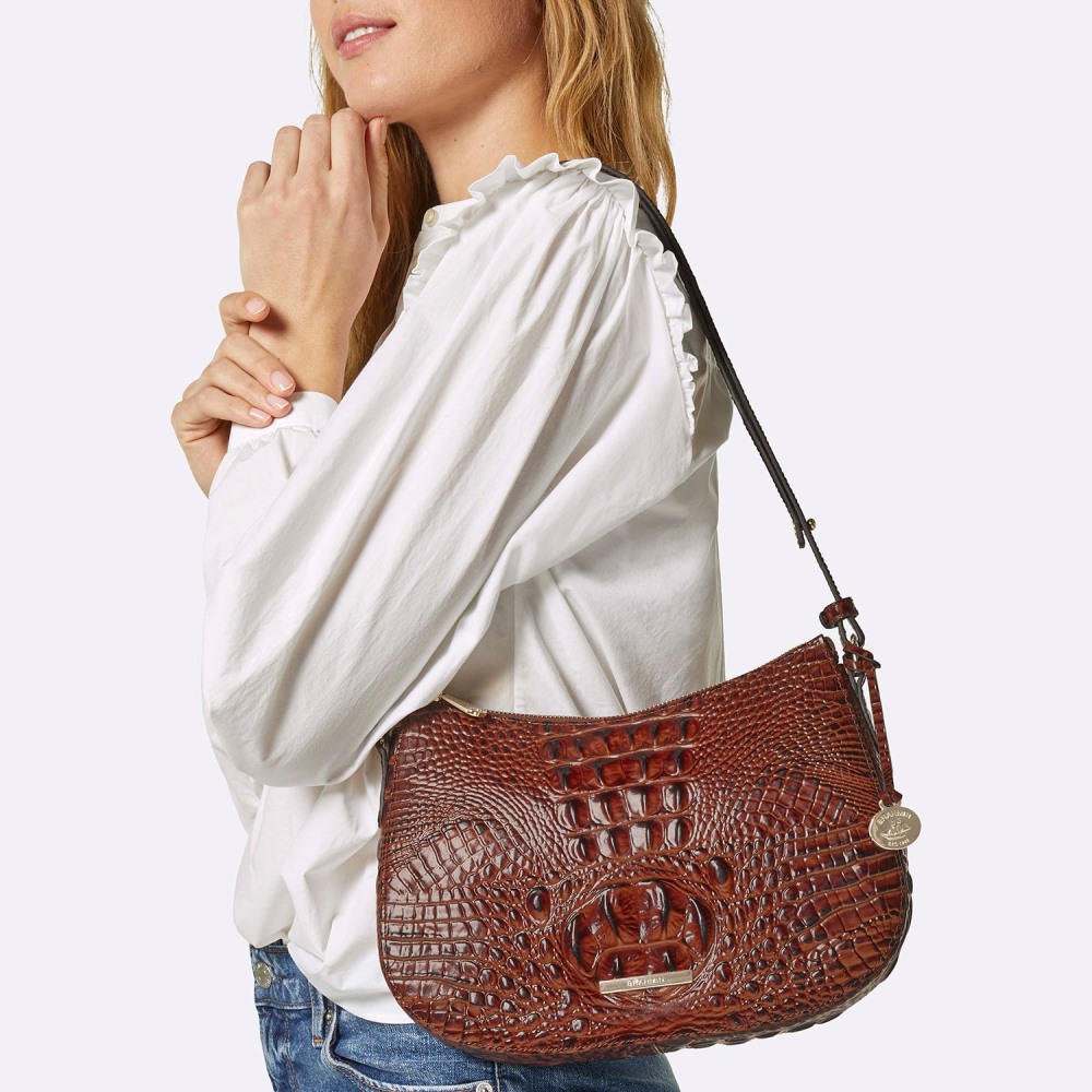 Brahmin Shayna Leather Crossbody - Contour Melbourne