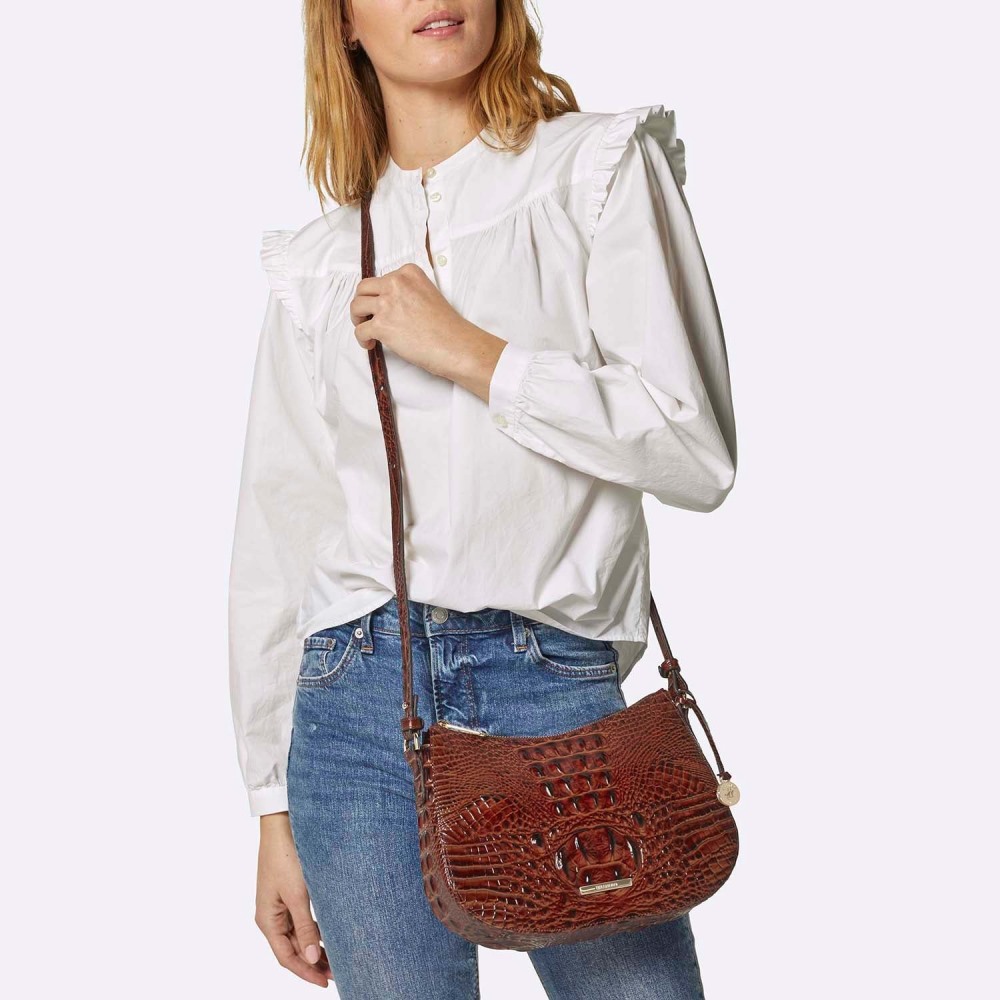 Brahmin Shayna Leather Crossbody - Contour Melbourne