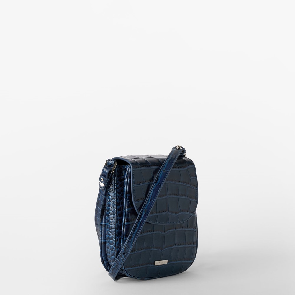 Brahmin Everlee Crossbody - Heavenly Blue Lumeria