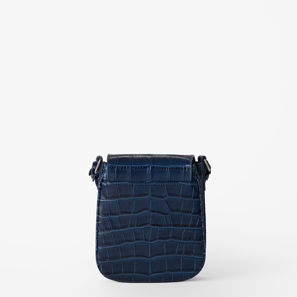 Brahmin Everlee Crossbody - Heavenly Blue Lumeria