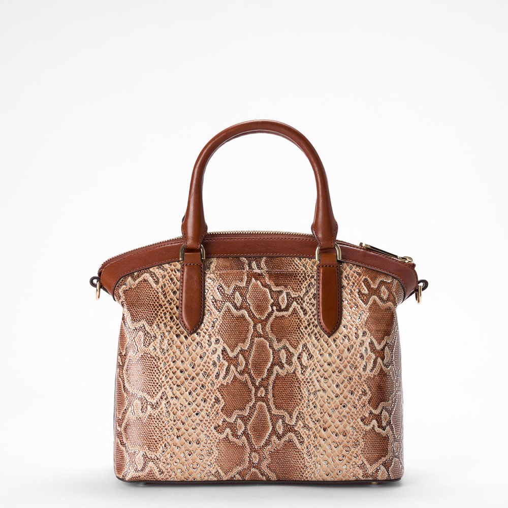 Brahmin Duxbury Leather Satchel - Multi Wailua