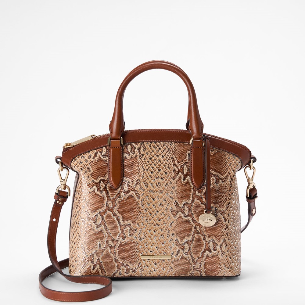 Brahmin Duxbury Leather Satchel - Multi Wailua