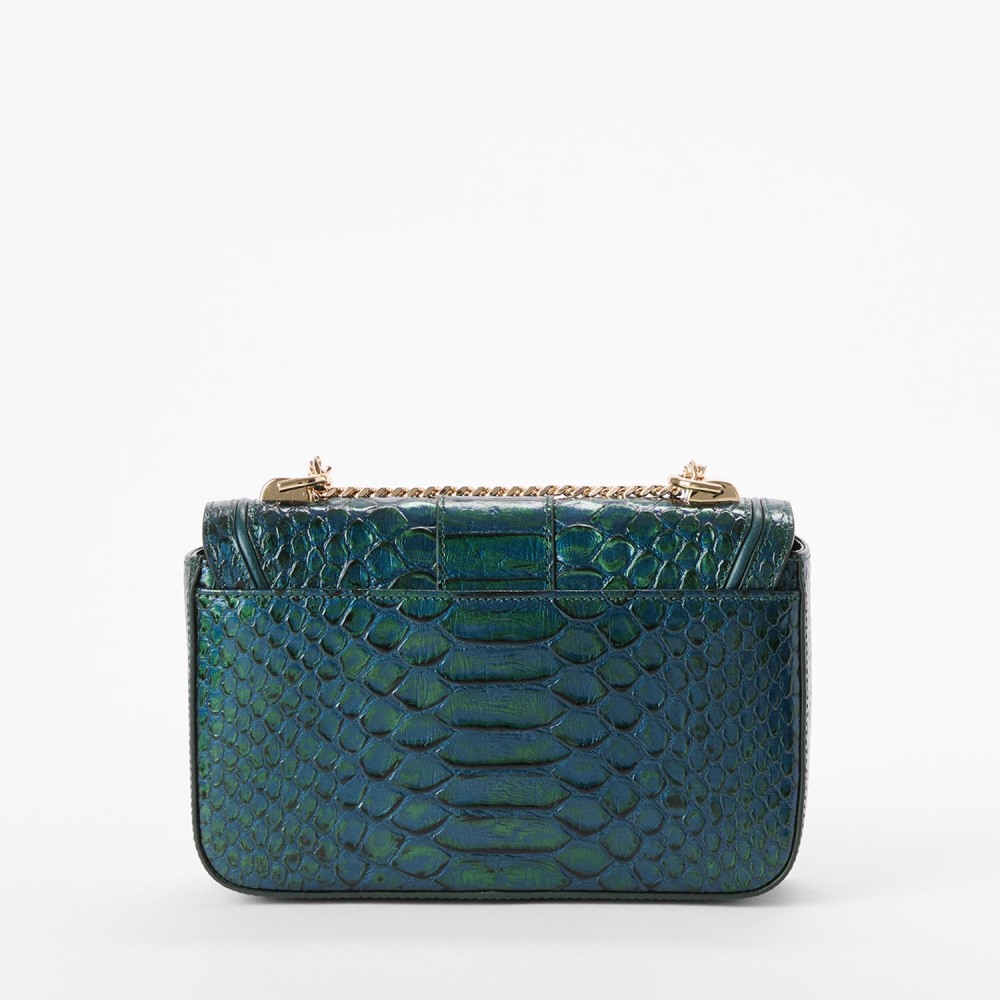 Brahmin Rosa Leather Crossbody - Evergreen Kalopsia