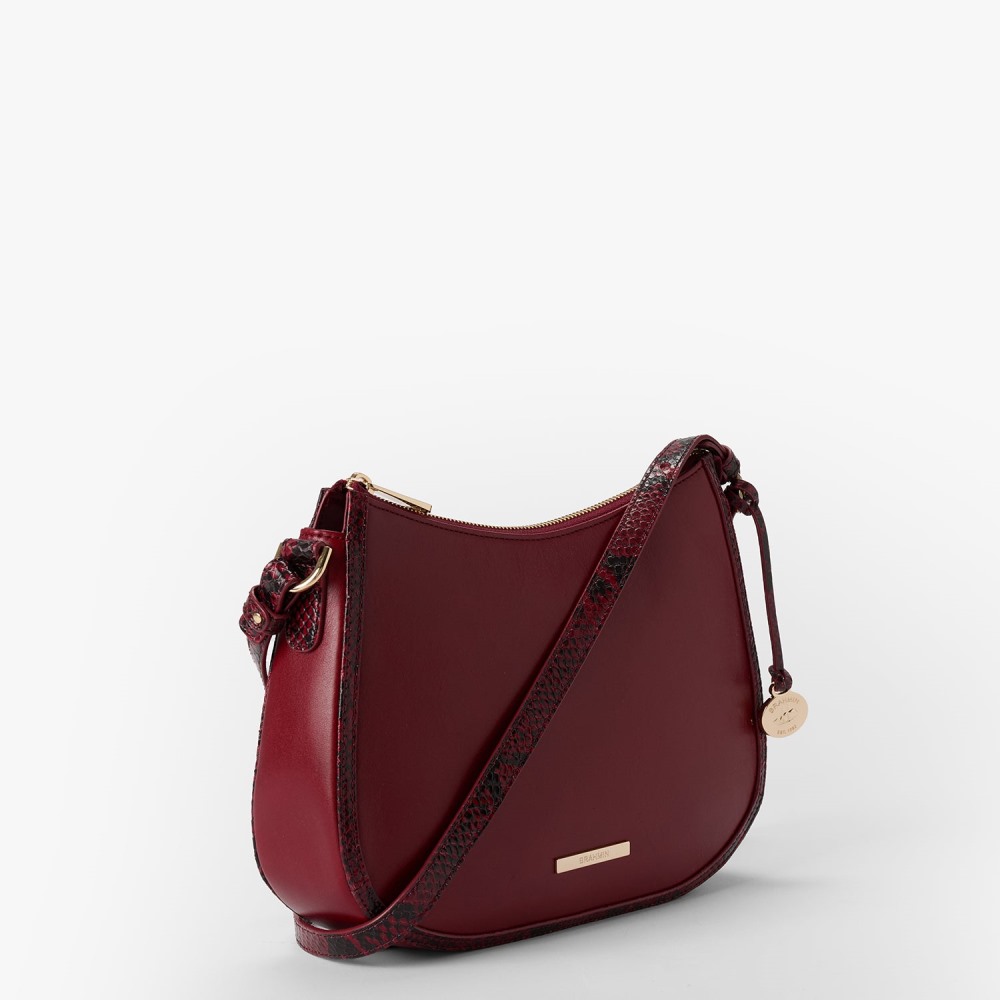 Brahmin Shayna Leather Crossbody - Embrace Dietrich