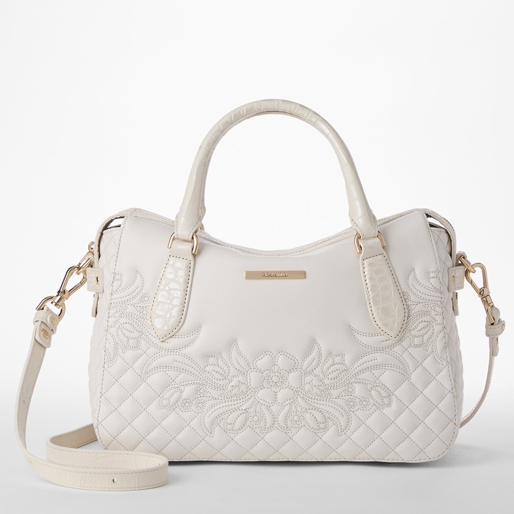 Brahmin Micaela - Sea Salt White Kew