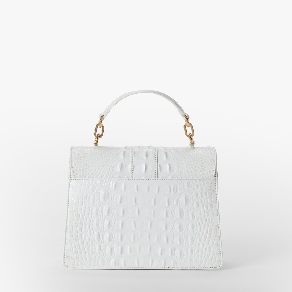Brahmin Small Hallie - Sea Salt White Melbourne