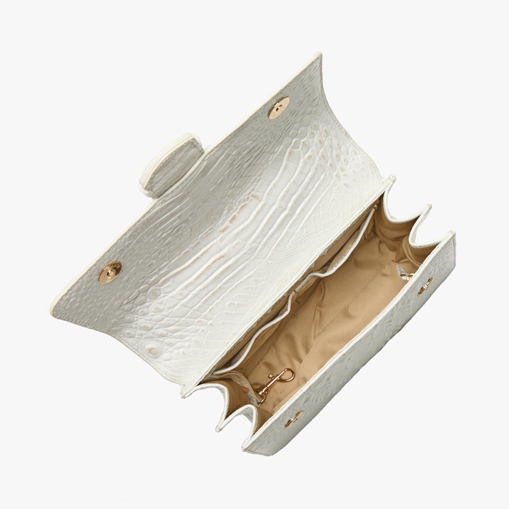 Brahmin Small Hallie - Sea Salt White Melbourne