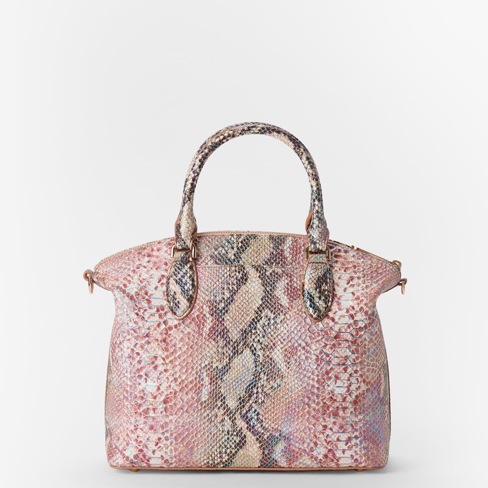 Brahmin Duxbury Leather Satchel - Multi Skyterra