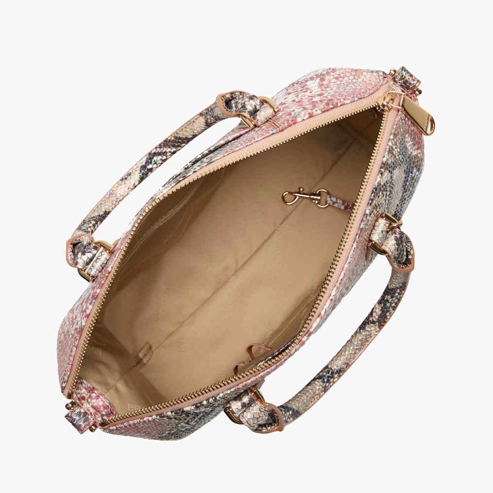 Brahmin Duxbury Leather Satchel - Multi Skyterra