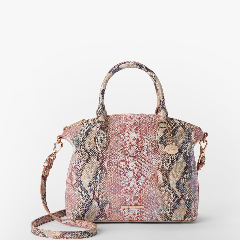 Brahmin Duxbury Leather Satchel - Multi Skyterra
